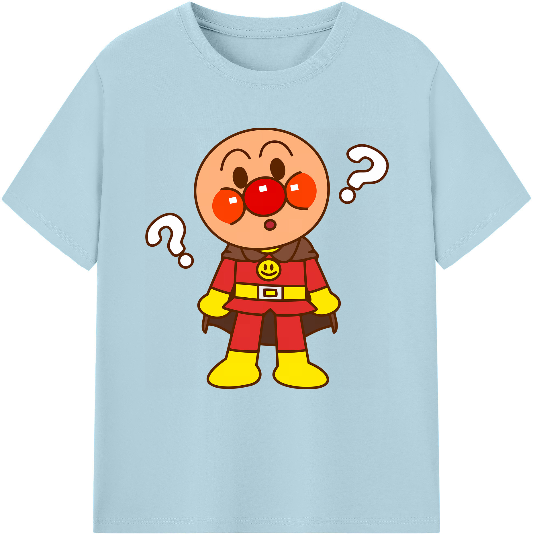 （画像用） アンパンマン Anpanman 綿100％半袖Tシャツ（フロントプリント）